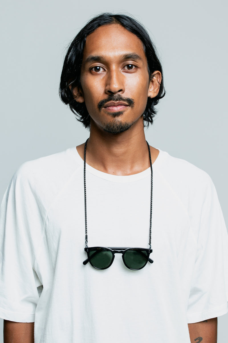 SNAKE BLACK • glasses/ mask chain