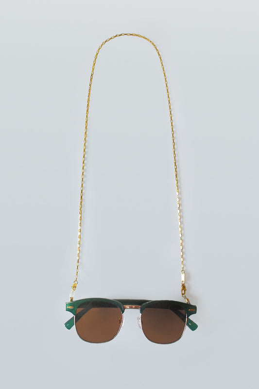 SQUARE GOLD • glasses/ mask chain