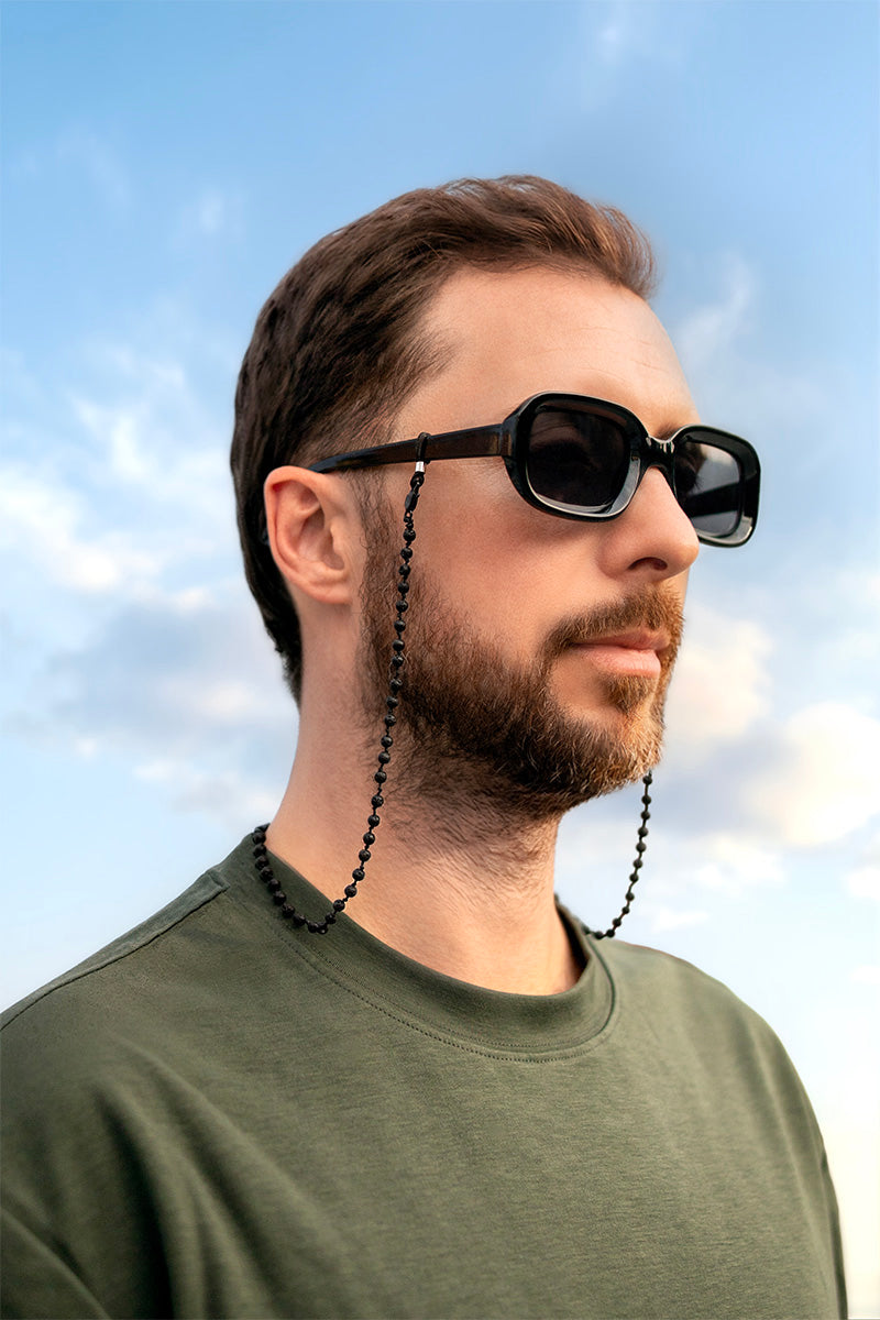 LAVA STONE • glasses/ mask chain