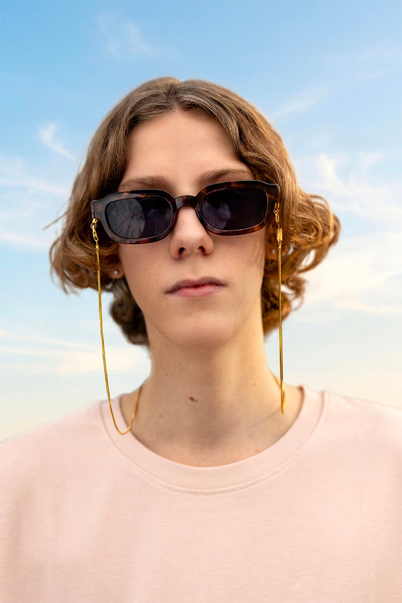 LINK GOLD •  glasses/ mask chain