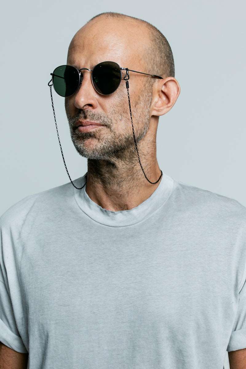 SQUARE BLACK • glasses/ mask chain