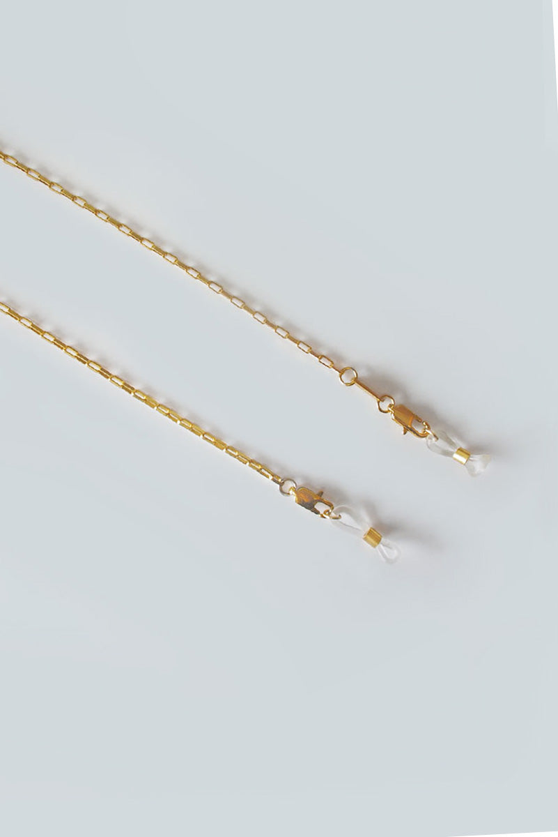 SQUARE GOLD • glasses/ mask chain