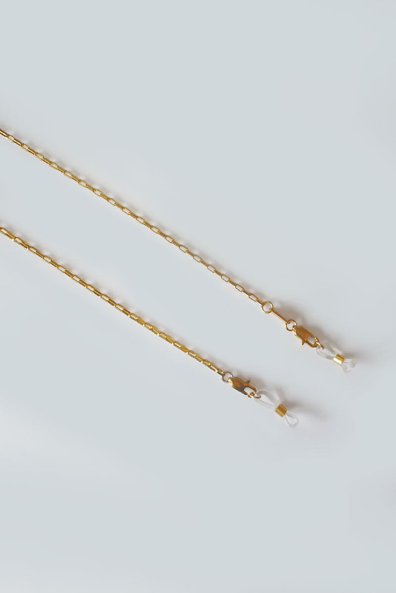 SQUARE SILVER • glasses/ mask chain