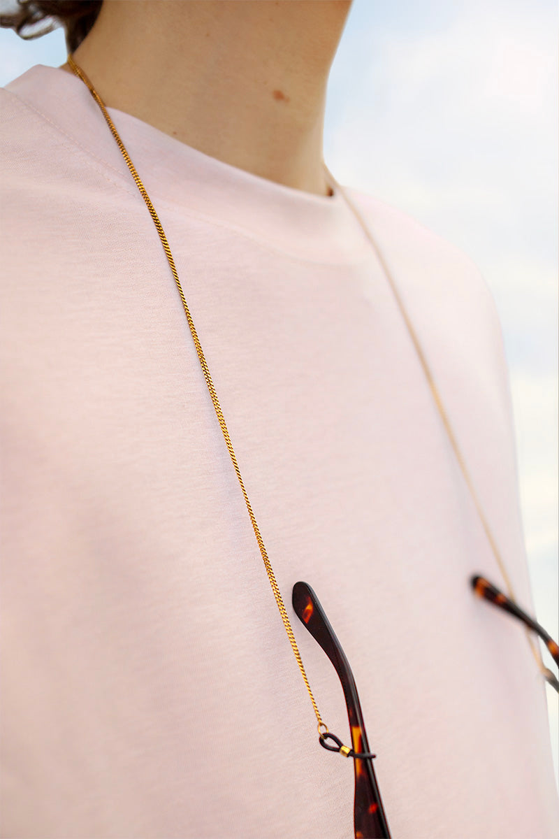 VIKA X EYELIKE STERLING SILVER gold plated • glasses chain