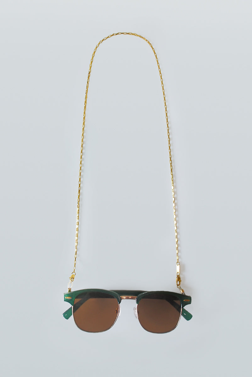 SQUARE GOLD • glasses/ mask chain